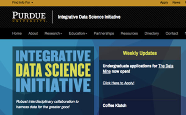 Integrative Data Science Initiative at Purdue University
